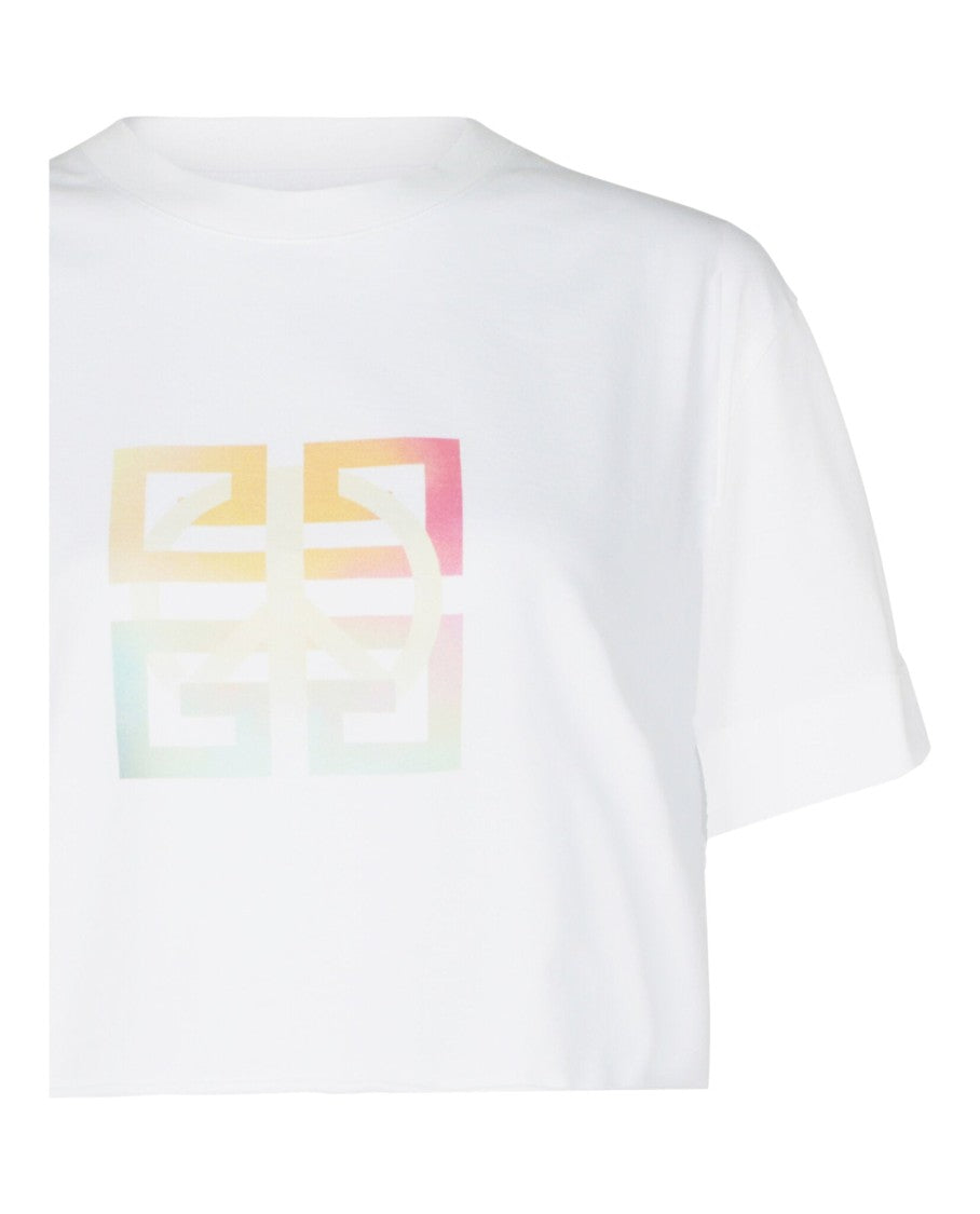 Givenchy 4G Peace Logo Crop Top