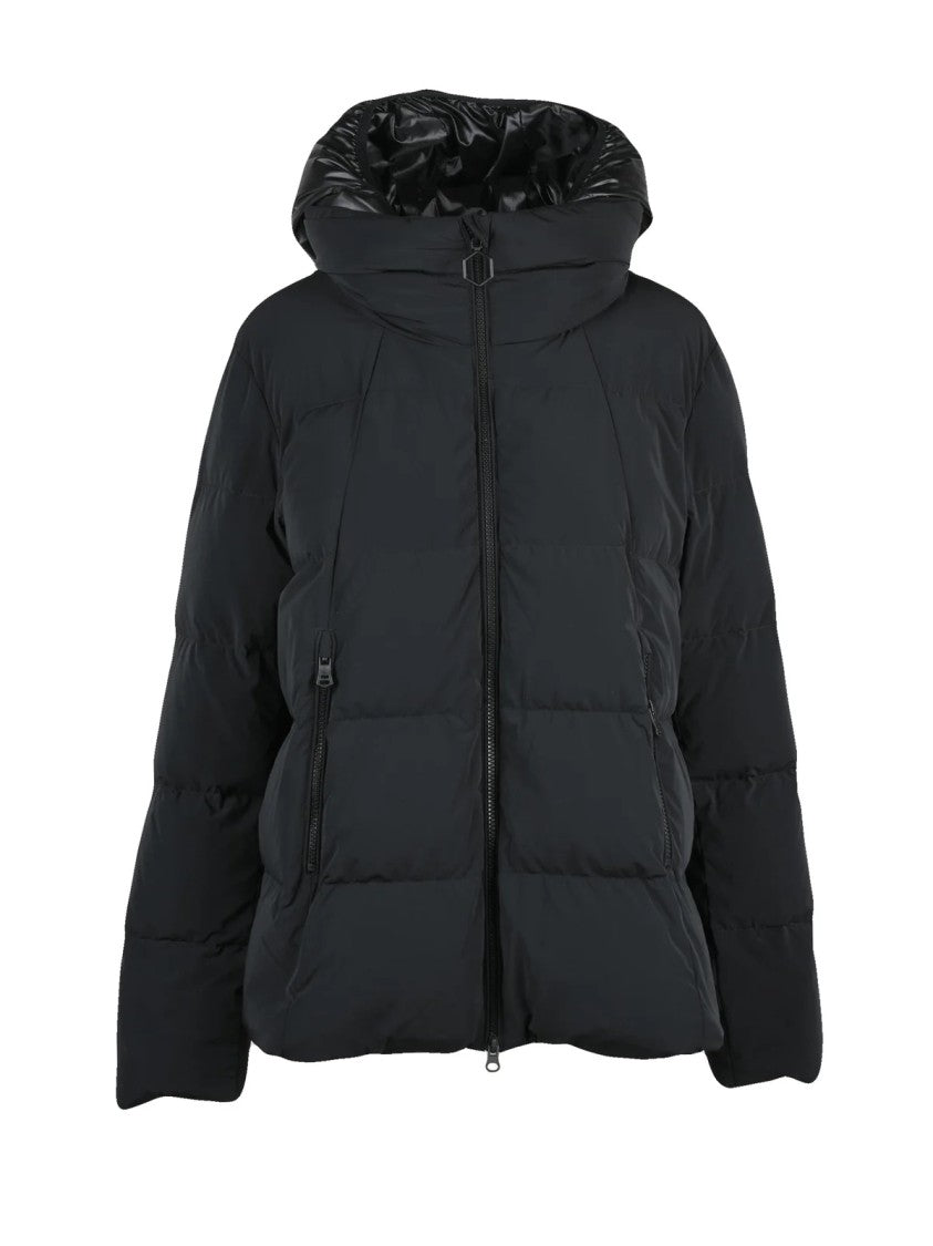 Hox Black Stretch Polyamide Down Jacket