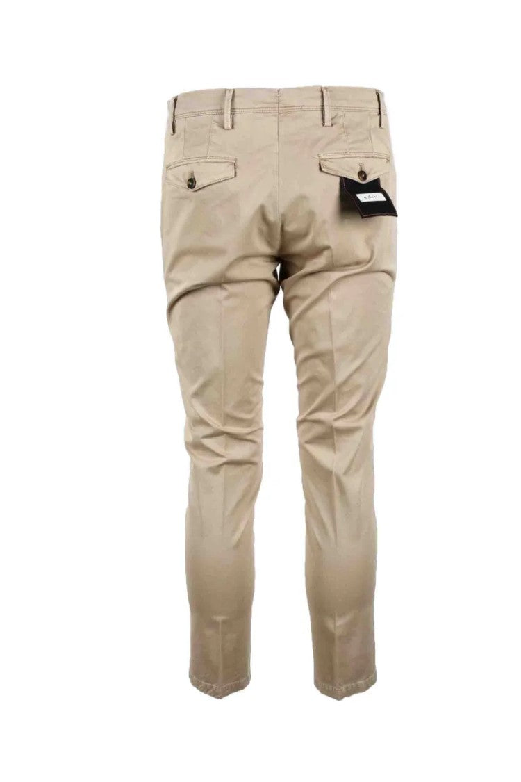 Michael Coal Beige Slim Fit Chino Pants With Tapered Leg