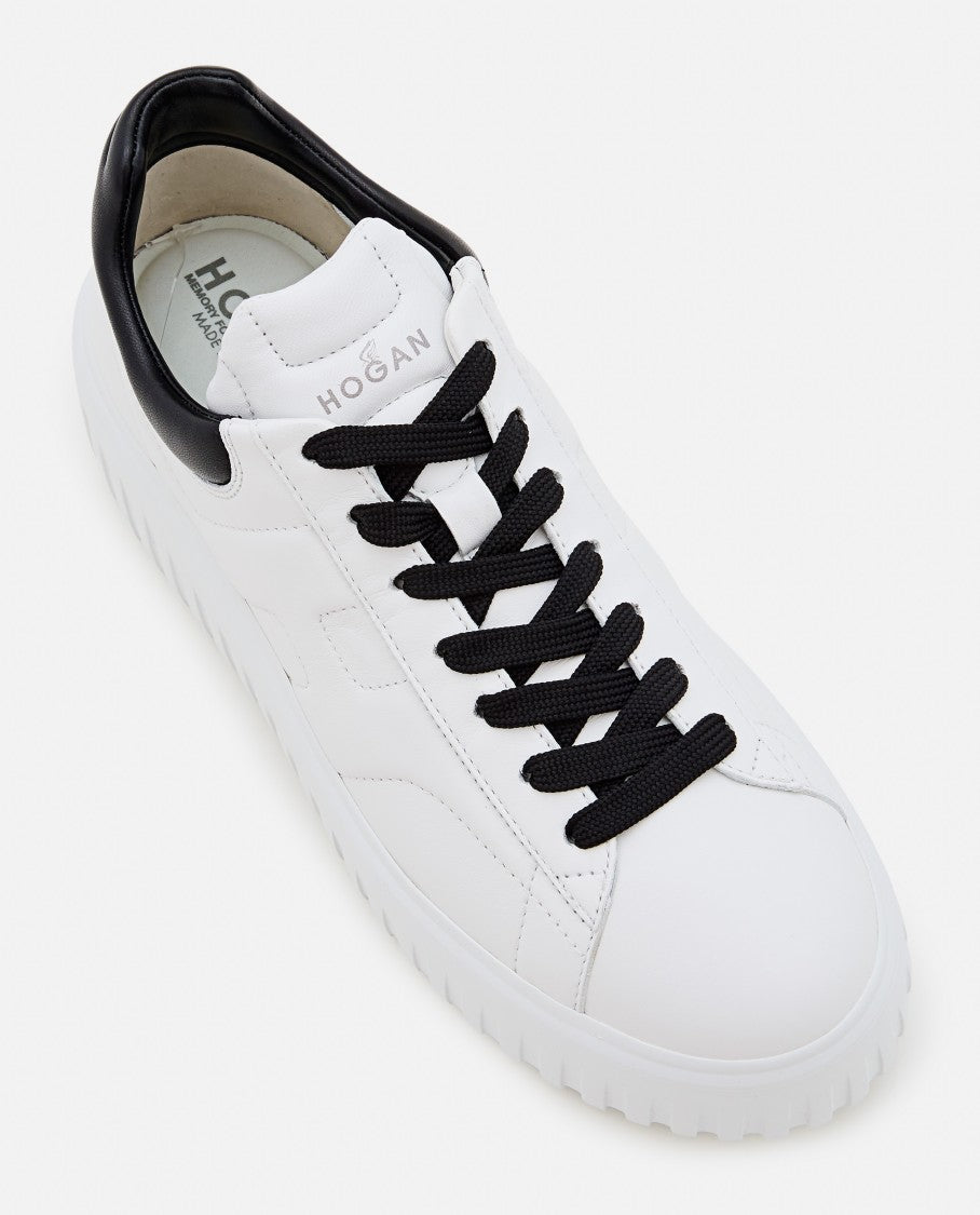 Hogan White Platform Sneakers