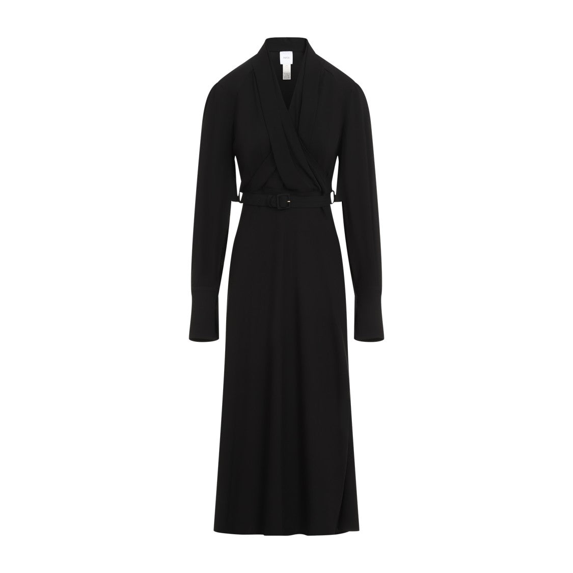Patou Wrap Dress With Belt And Flowing Skirt