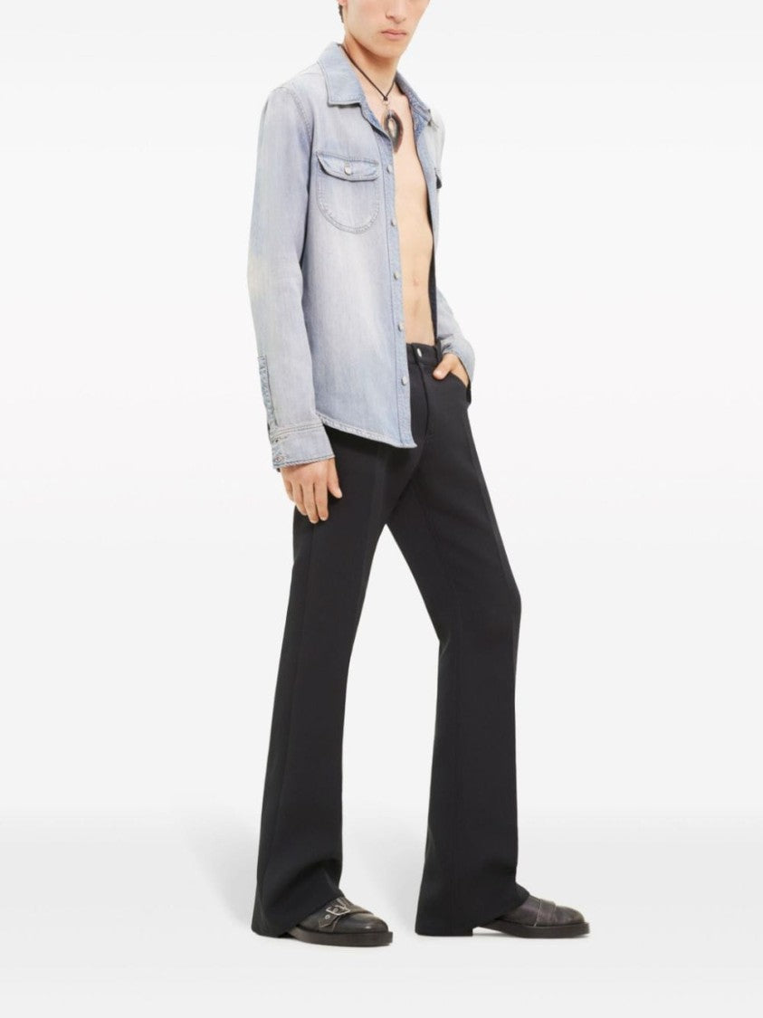 Courrèges Light Blue Denim Shirt
