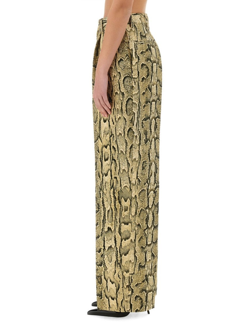 Dries Van Noten Textured Wide-Fit Jacquard Pants