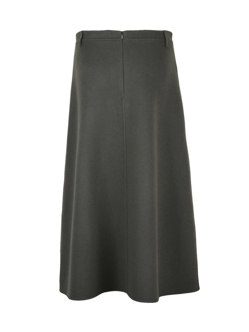 Max Mara A-Line Skirt With High Waist And Concealed Zip Closure