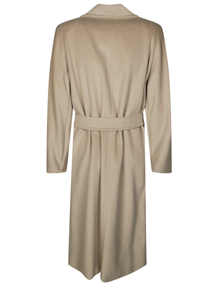 Max Mara Madame Belted Waist Double-Breasted Coat