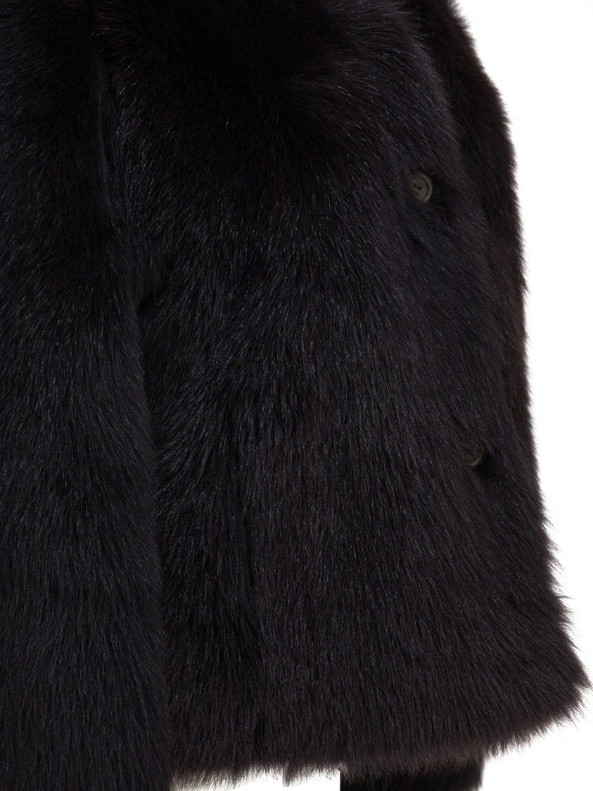 Semper Lamb Fur Coat With Leather-Lined Interior