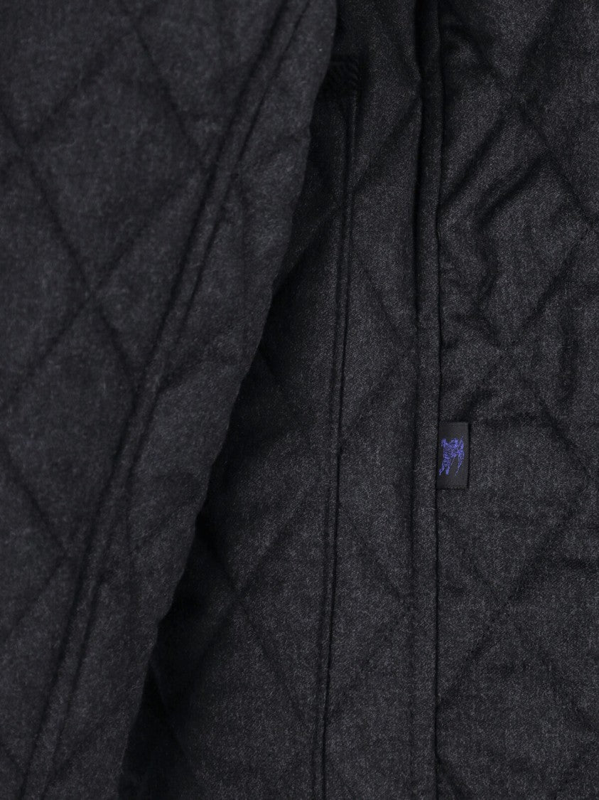 Burberry Quilted Wool Jacket – Black