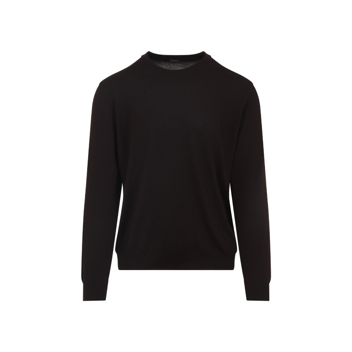 Kiton Cashmere-Silk Blend Sweater With Classic Crew Neckline