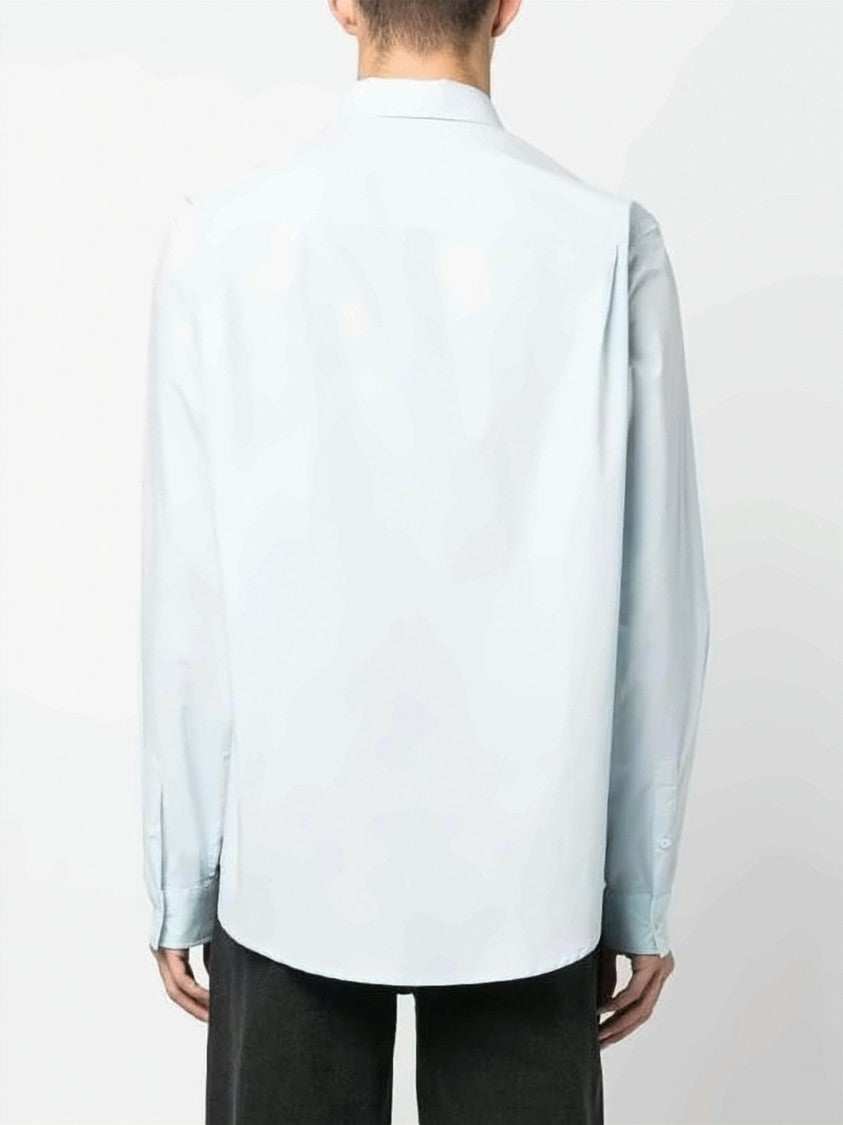 A.P.C. Long-Sleeve Cotton Shirt With Button-Down Collar And Versatile Design