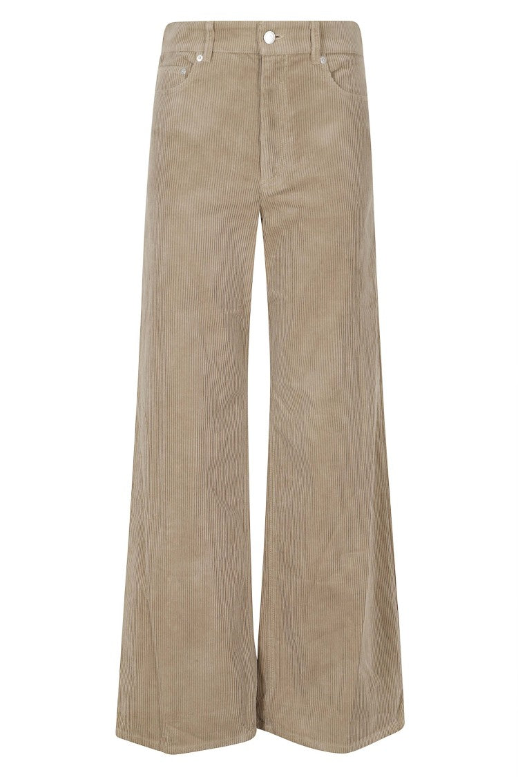 A.P.C. Beige Clyde Corduroy Straight-Leg Cotton Jeans