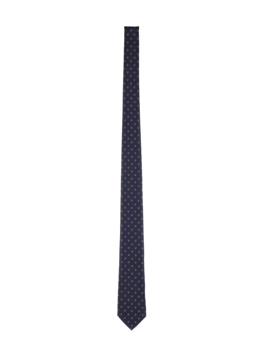 Ferragamo Silk Jacquard Pattern Tie