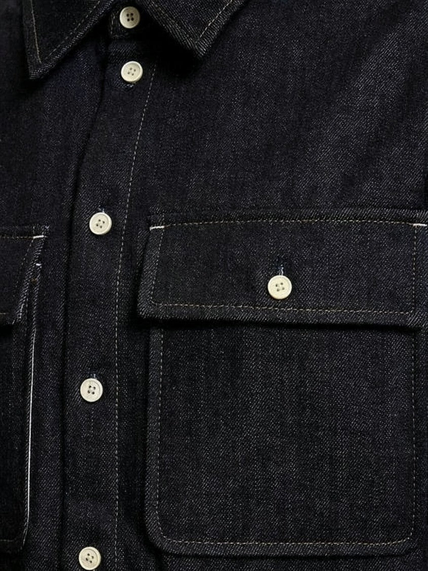 Jil Sander Structured Silhouette Button-Down Shirt With Flap Pockets