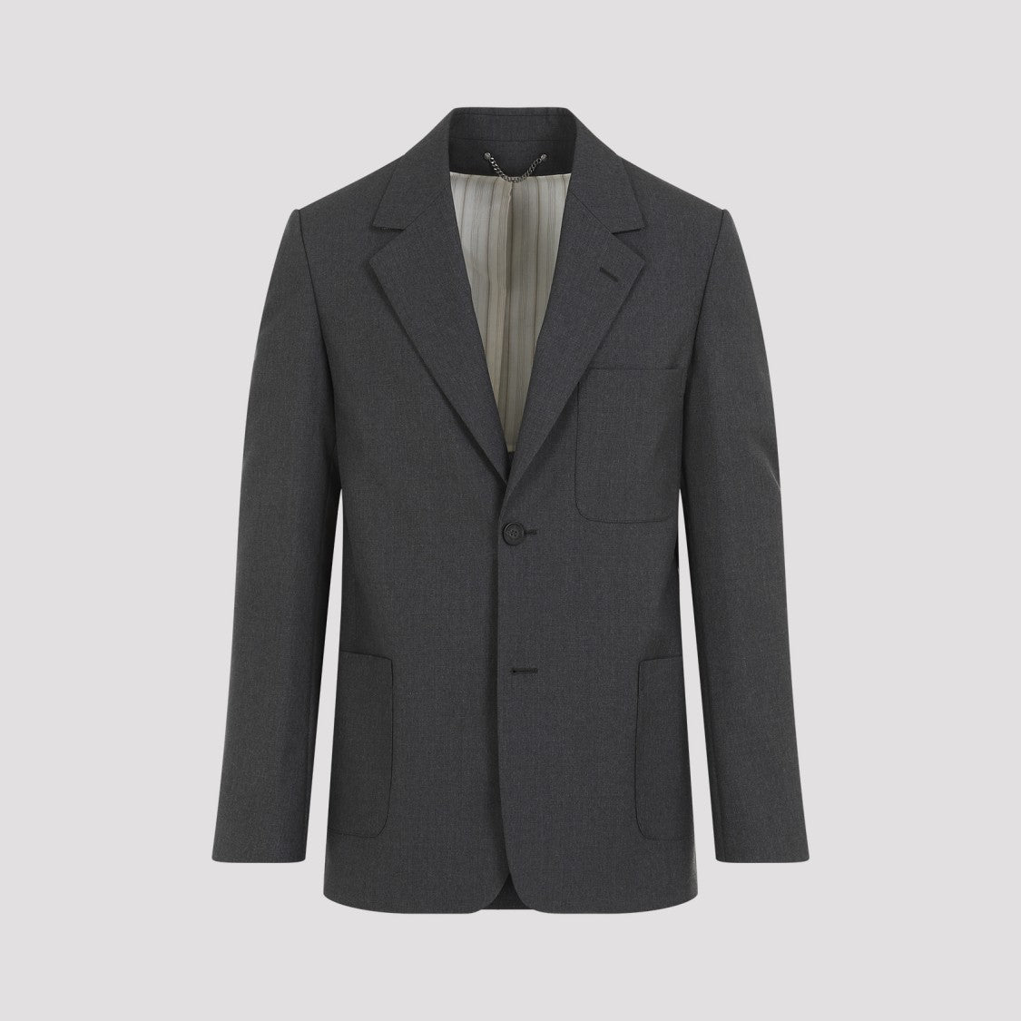Golden Goose Anthracite Melange Grey Virgin Wool Decontructed Jacket