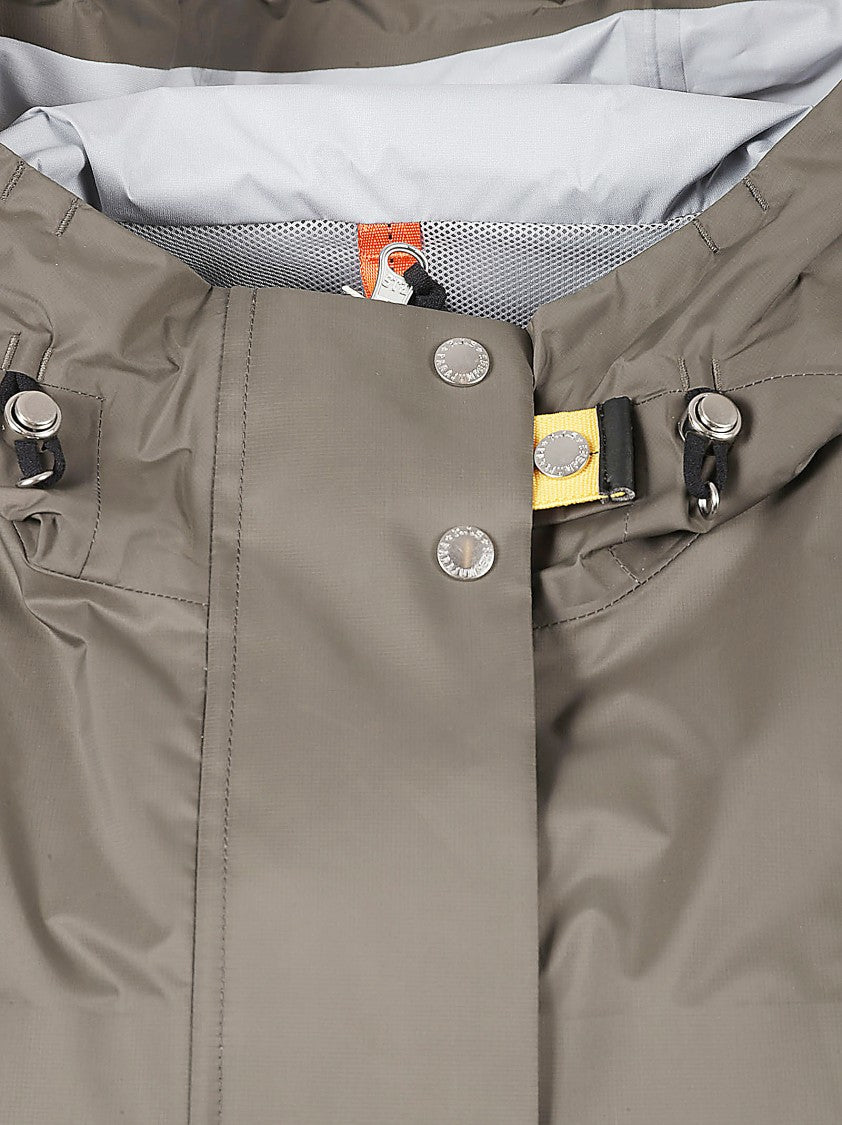 Parajumpers Relaxed Long Coat With Cinched Waist