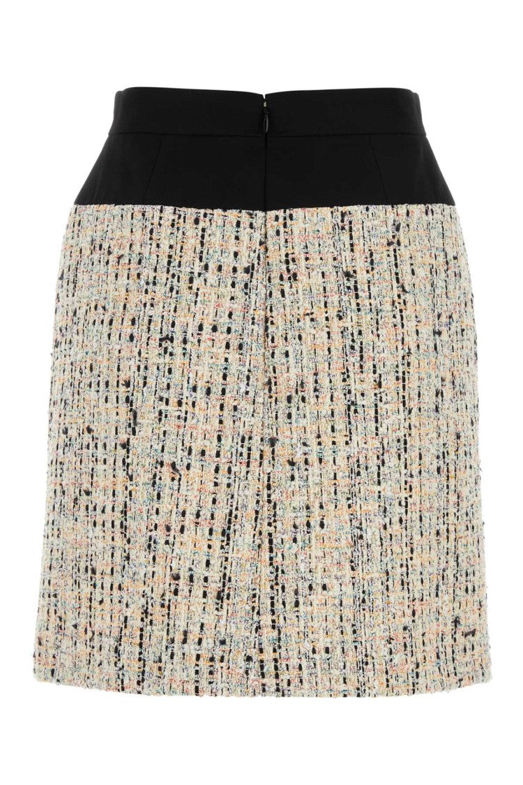 Alexander Mcqueen Multicolor Boucle Skirt