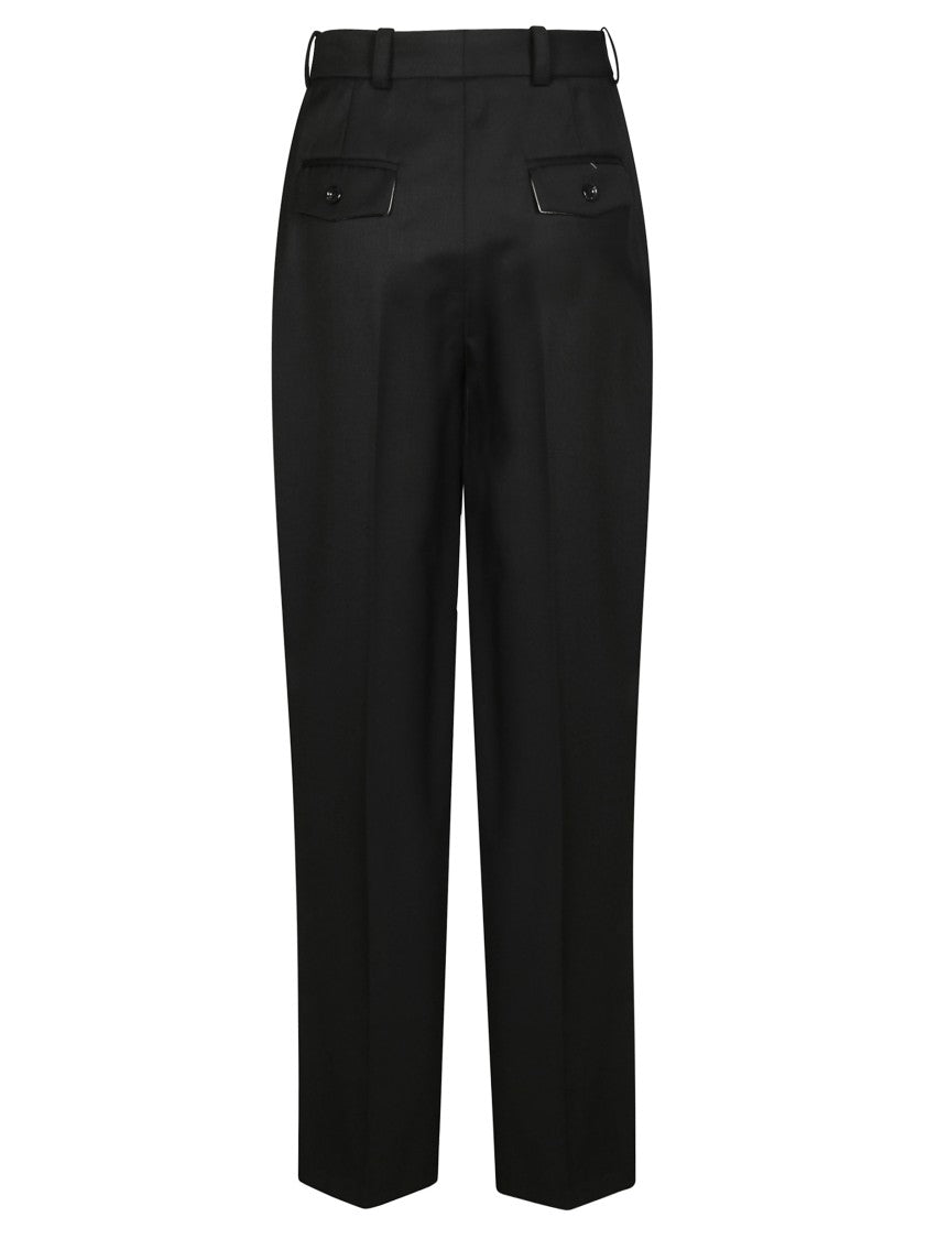 Elisabetta Franchi Tailored High-Waist Trousers With Wide Legs