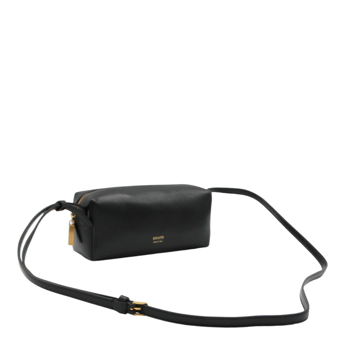Khaite Sleek Rectangular Black Leather Bag