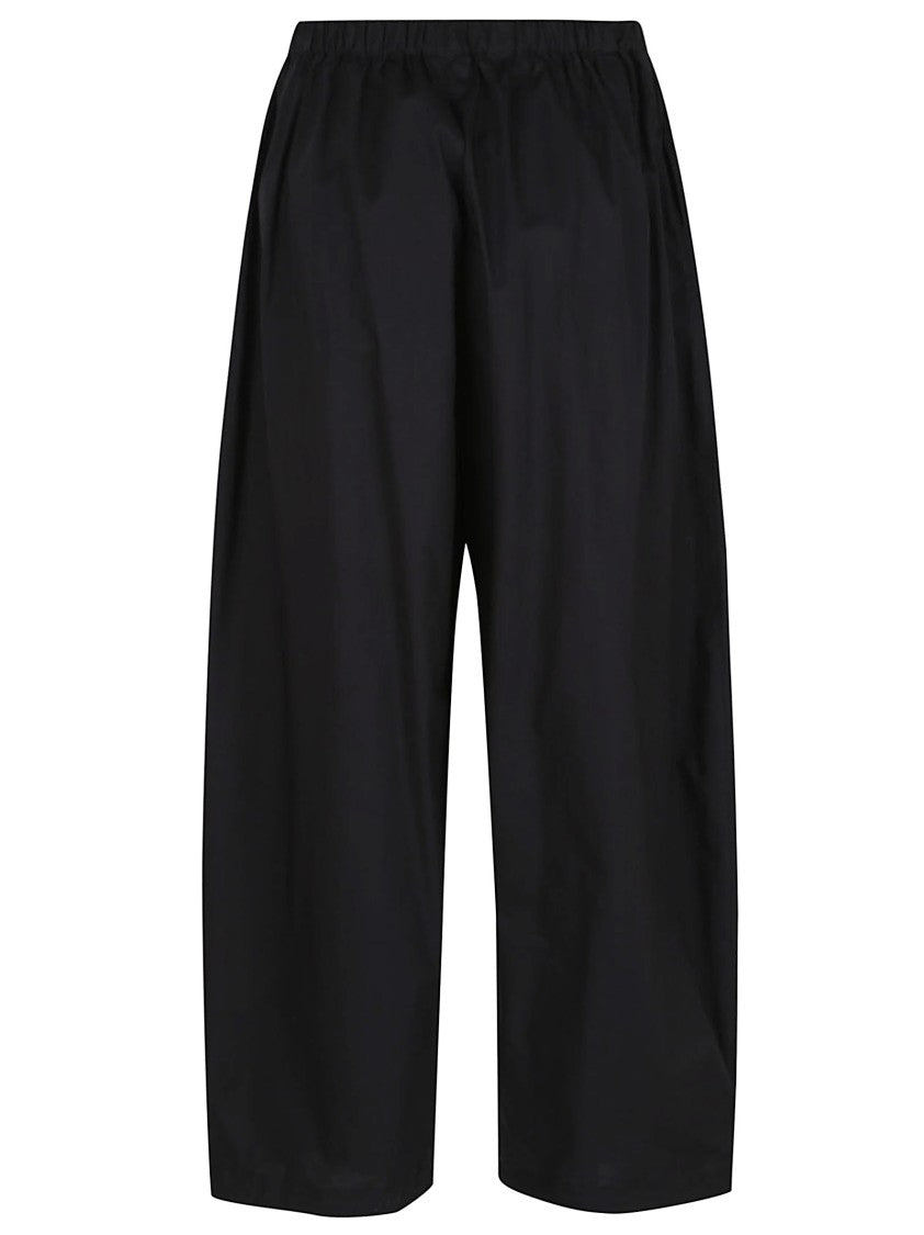 Pinko Relaxed Wide-Leg Trousers With Elastic Waistband