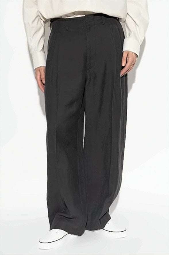 Lemaire Wide-Leg Suit Pants With Subtle Pleats