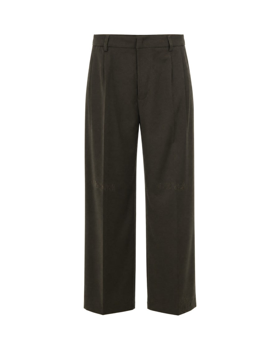 Thestroy Military Inno Distressed Double Pleat Twill Casual Pants