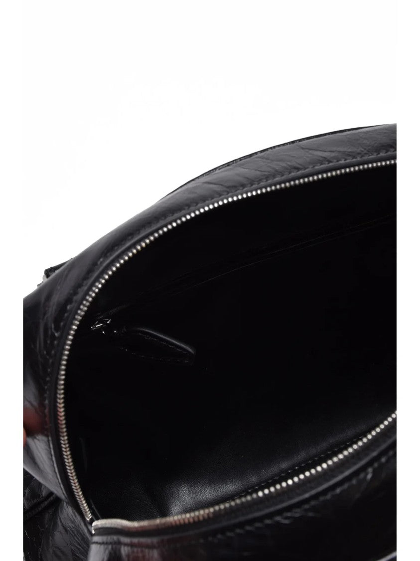 Ermanno Firenze Anita Handbag In 100% Cowhide Leather With Versatile Carrying Options