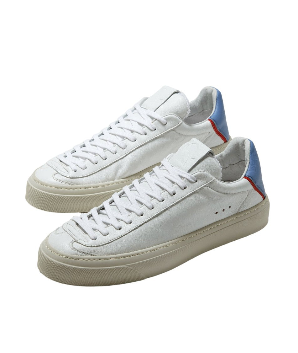 Aqua Alta Venice White Leather And Suede Sneakers
