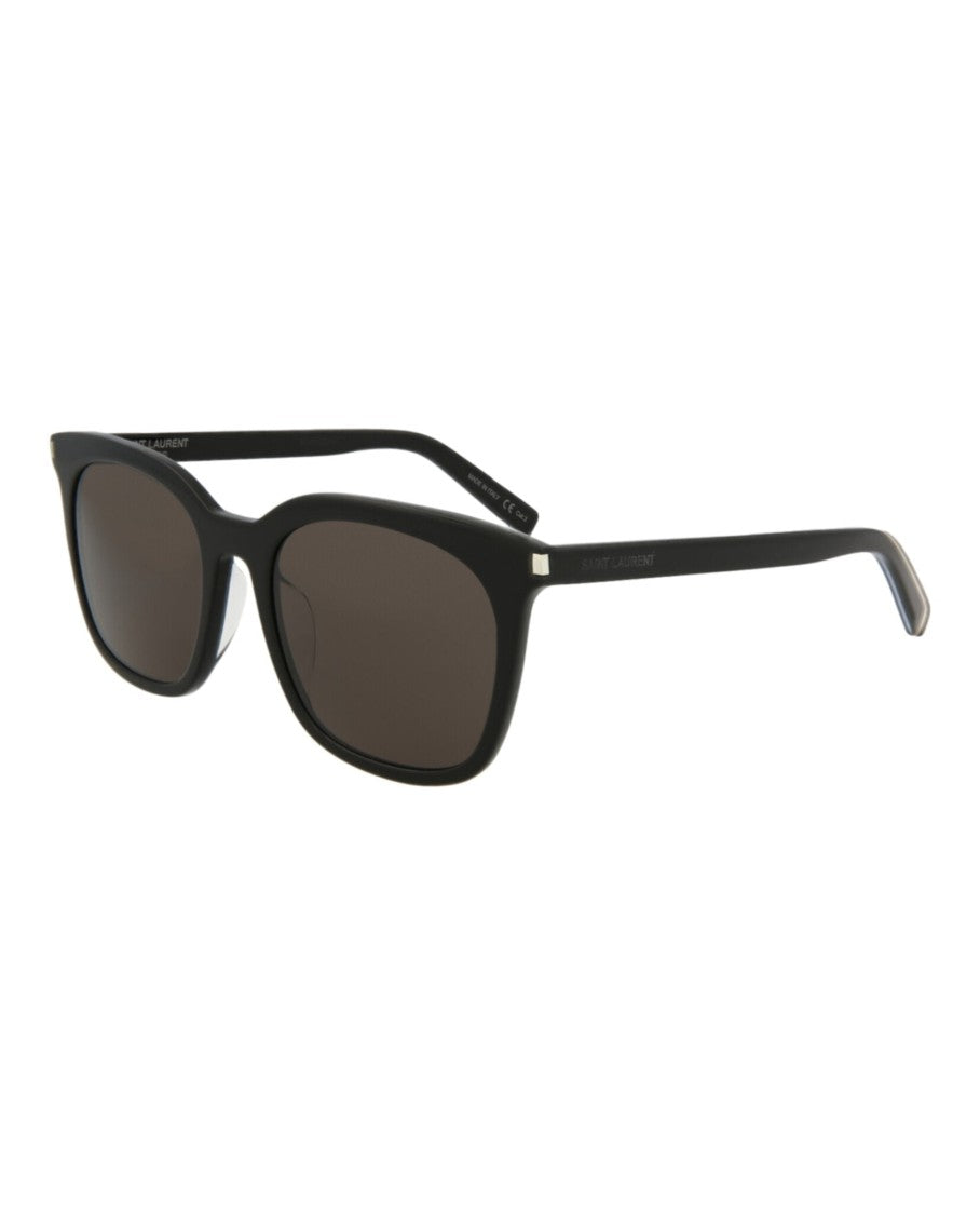 Saint Laurent Square-Frame Acetate Sunglasses With Saddle Nose Bridge