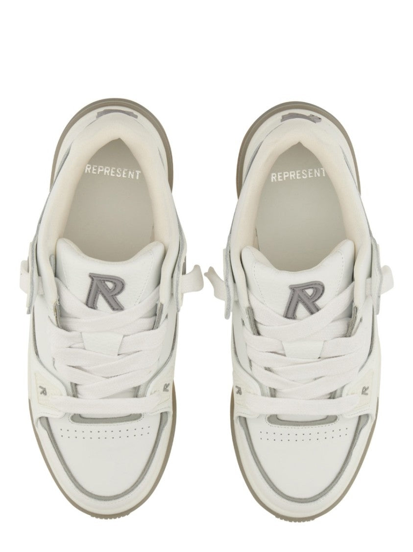 Represent Studio Leather Gradient Sole Sneakers
