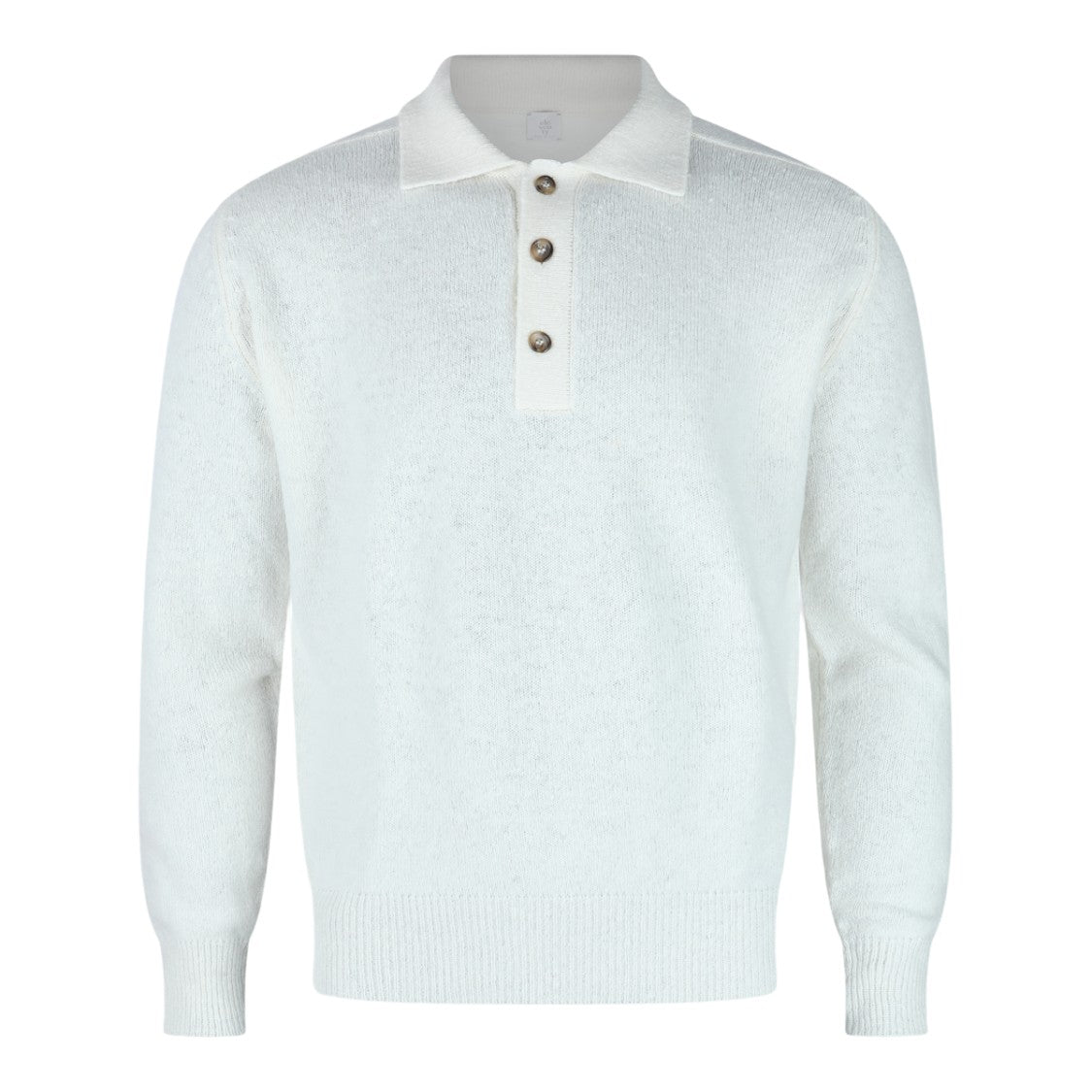 Eleventy Classic Polo Collar Knit Sweater