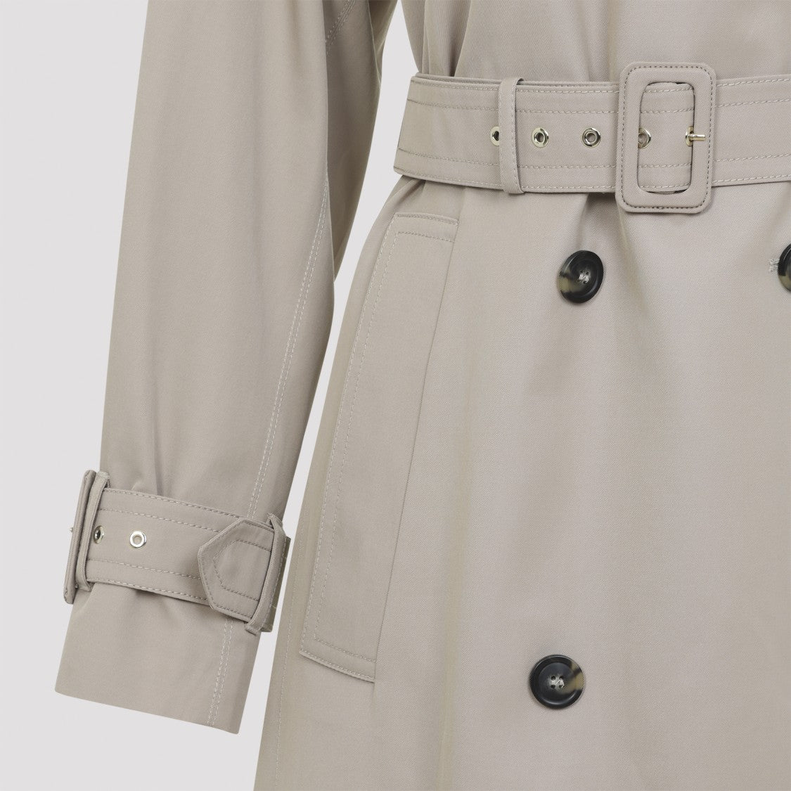 Sportmax Nude & Neutrals Polyester-Cotton Coat