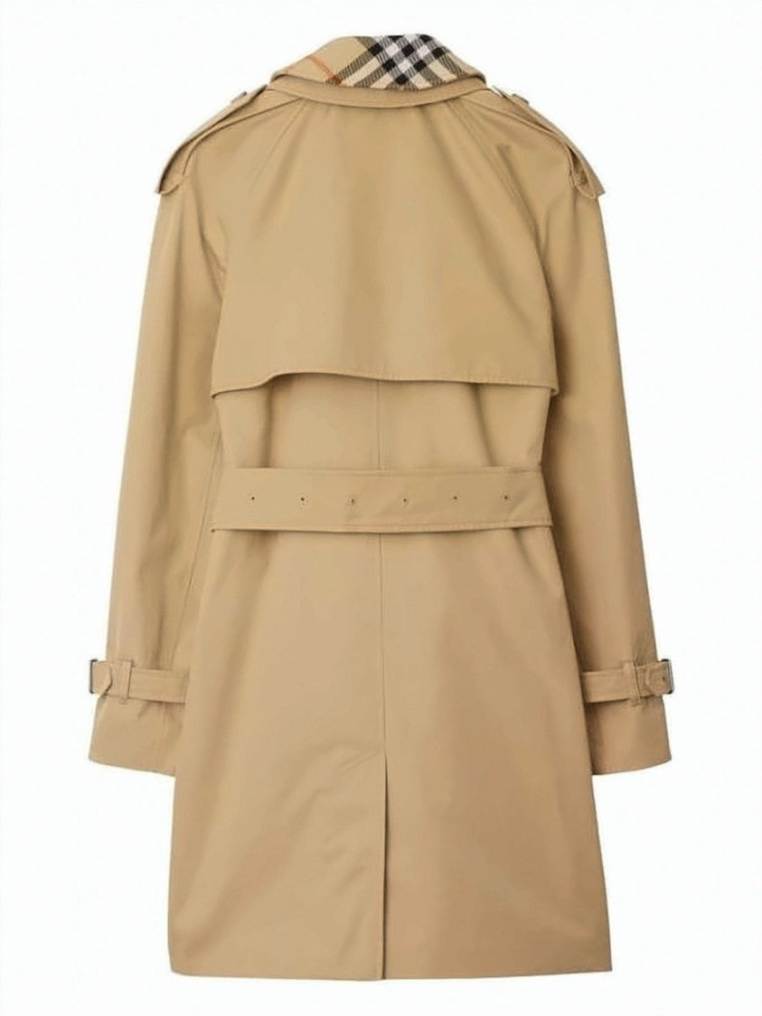 Burberry Double-Breasted Cotton Gabardine Trench Coat