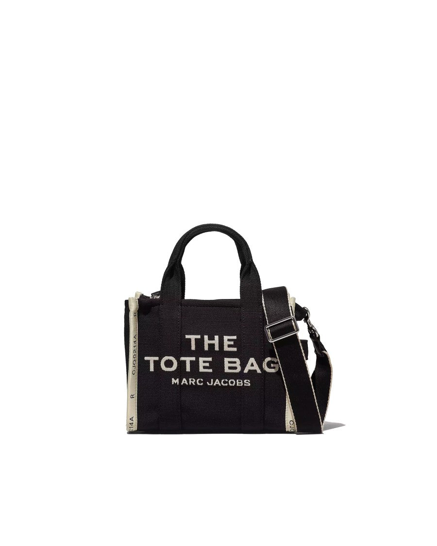 Marc Jacobs The Jacquard Small Black Tote Bag