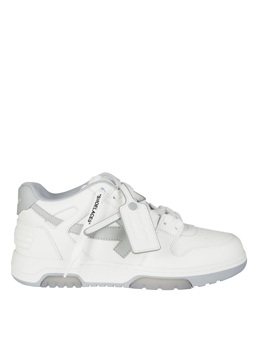 Off-White Layered White And Black Sneakers