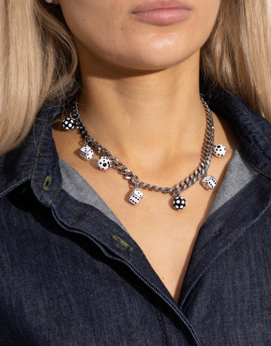 Marc Jacobs Marc Jacobs X Derrick Adams Dice Charm Necklace