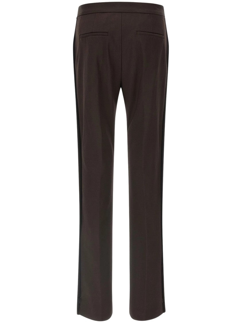 Sportmax Guglia Low-Rise Gabardine Flared Pants