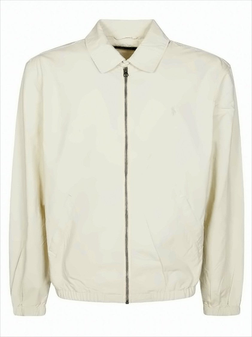 Polo Ralph Lauren Lightweight Casual Jacket With Classic Collar And Subtle Embroidery