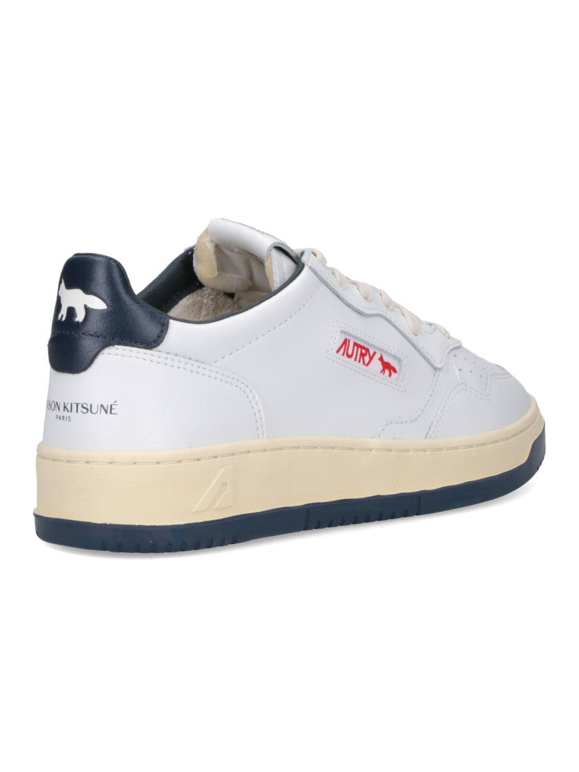 Autry "Medialist" Sneakers In White Leather