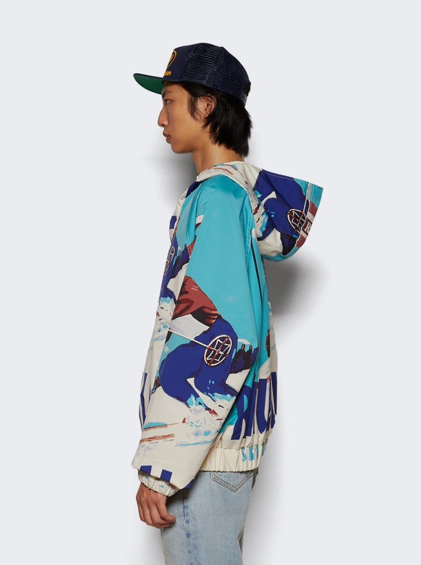 Rhude Deux Resort Anorak Jacket Blue