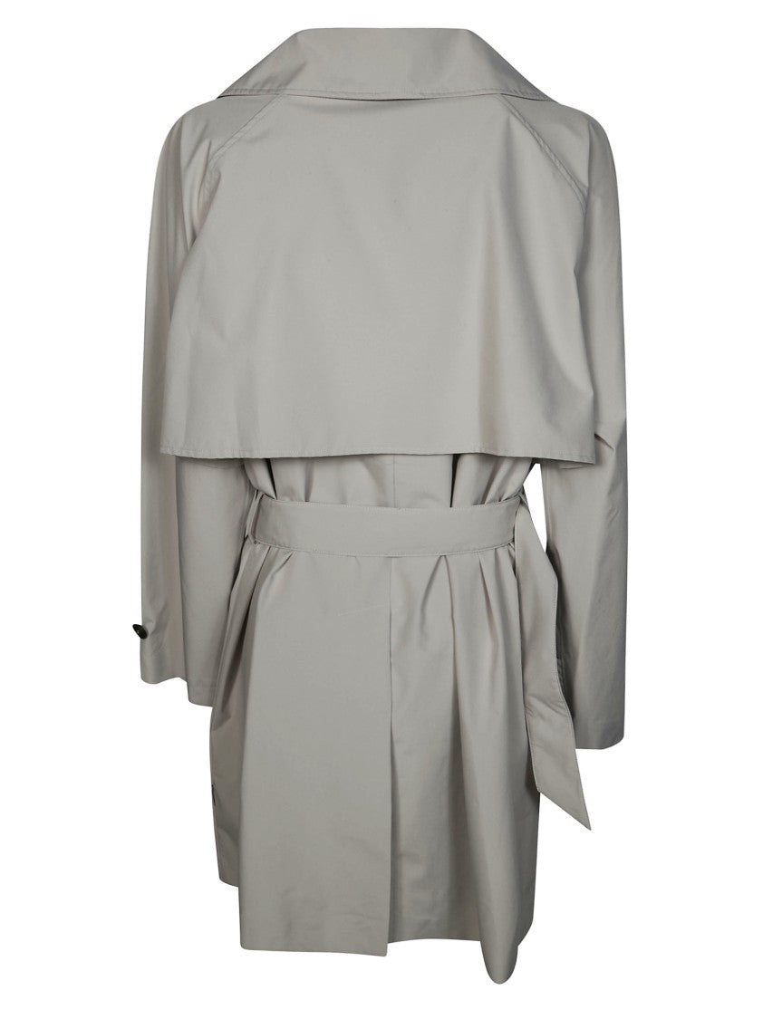 Save The Duck Livia Double Breasted Belted Trench Coat