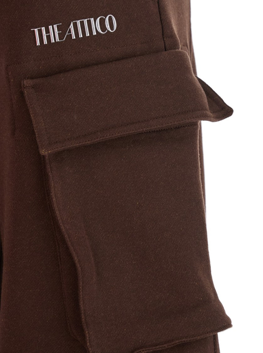 The Attico Brown Cargo Pants
