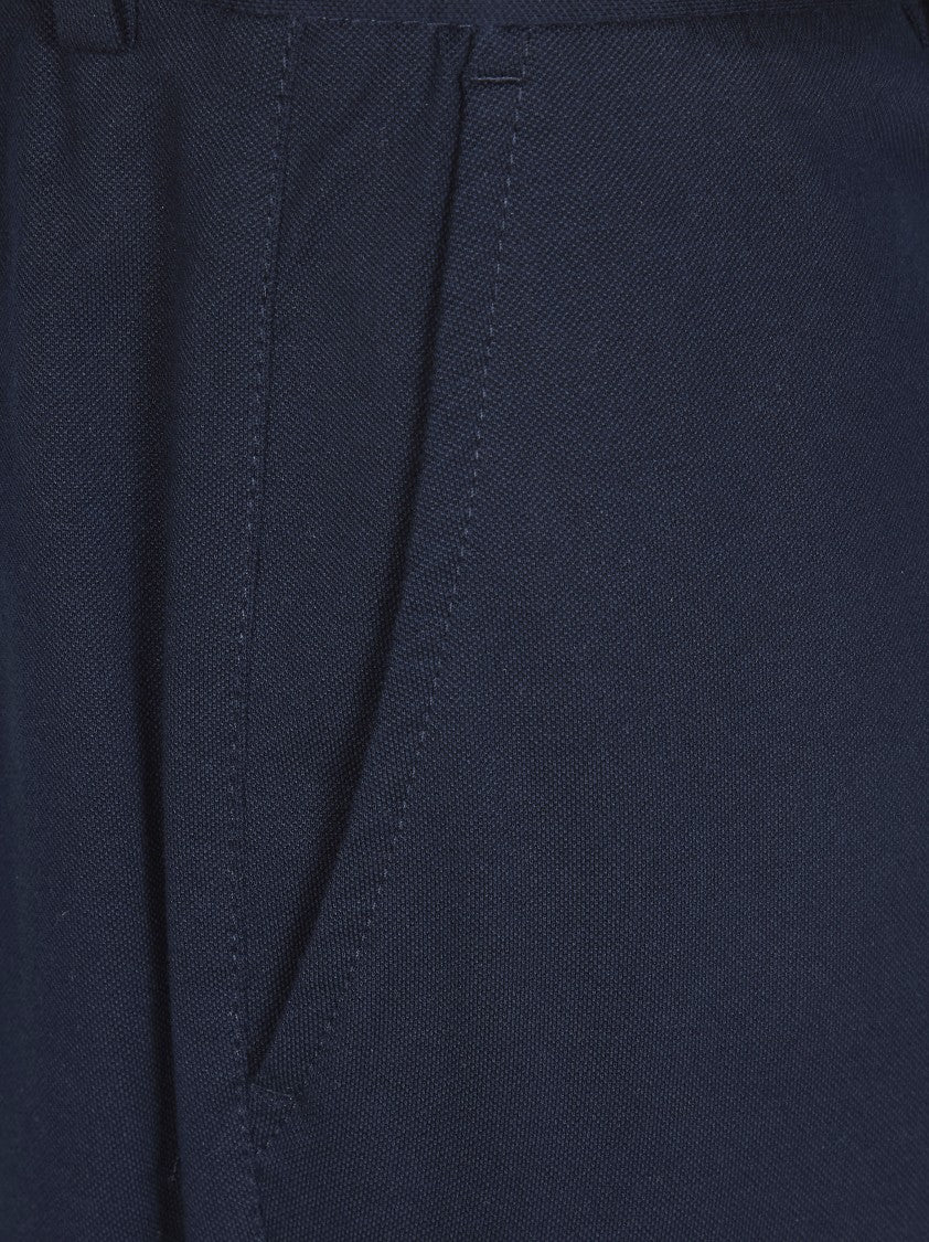 Circolo Men Tailored Piquet Weave Chino Pants