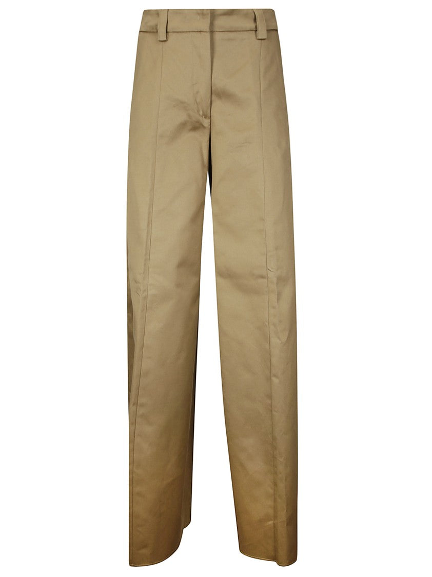The Latest Brown Wide Leg Trousers