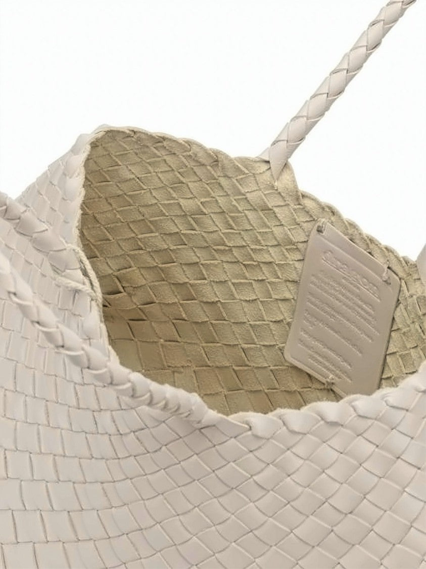 Dragon Diffusion Woven Buffalo Leather Tote Bag