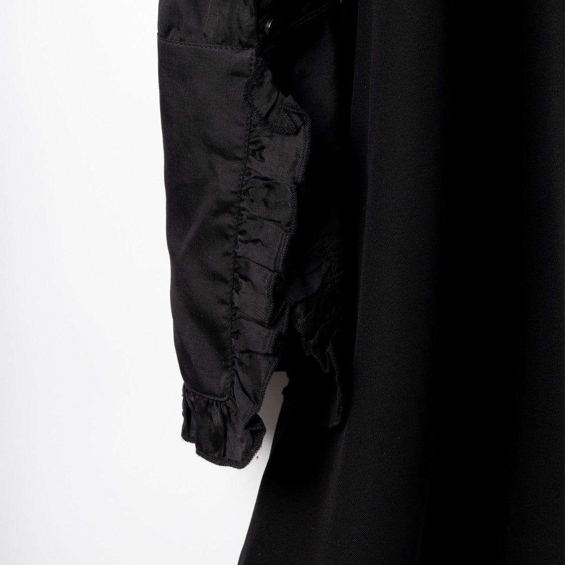 Viktor & Rolf Long-Sleeve Black Dress With High Collar