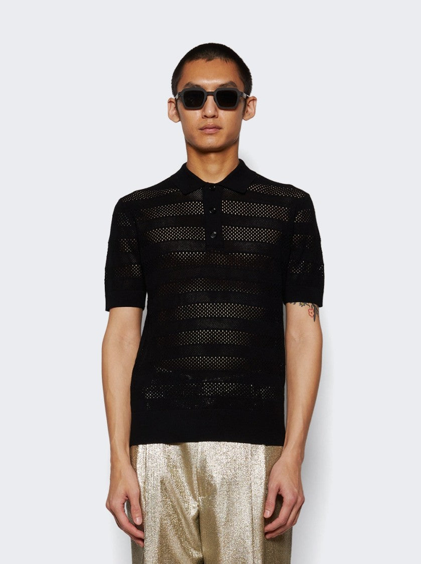 Dries Van Noten Mercy Polo Shirt Black