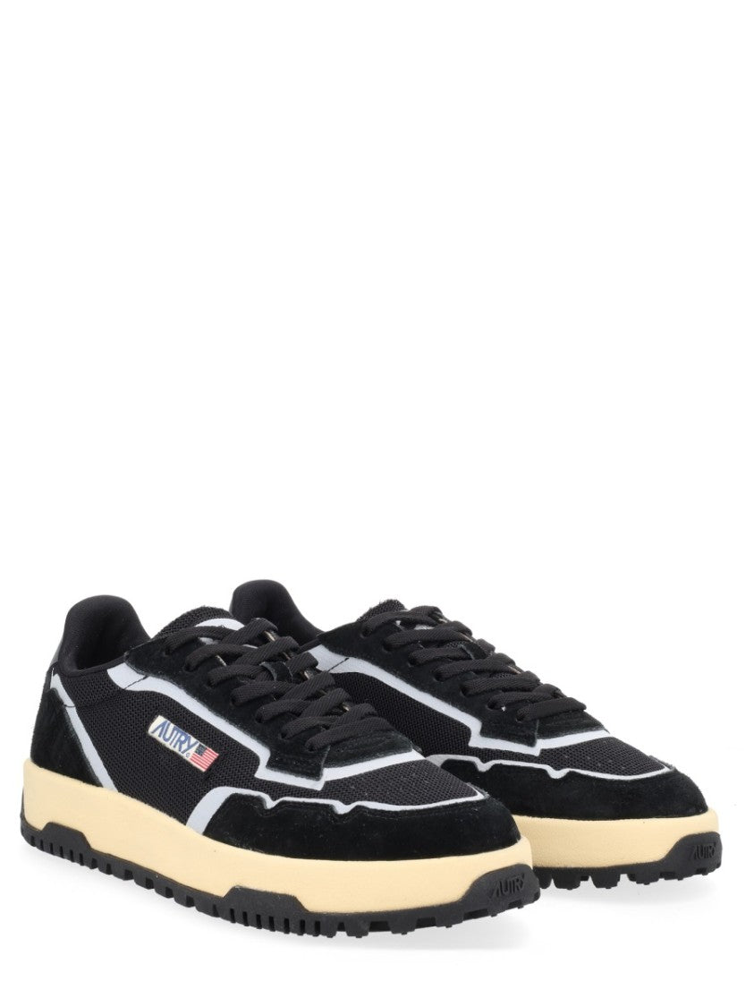 Autry Wildpace Low Mesh Suede Sneakers