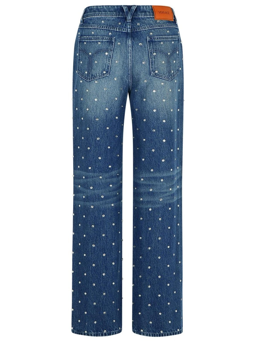 Versace Light Blue Denim Jeans