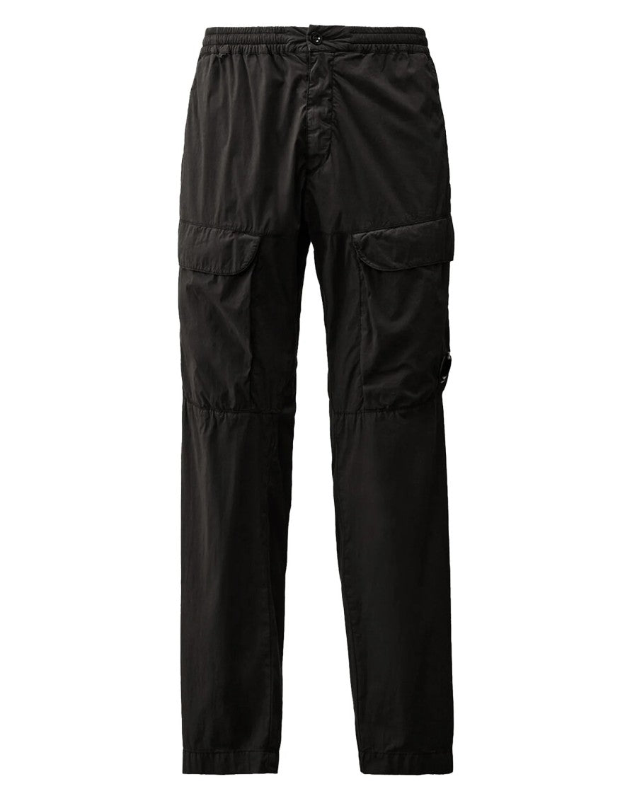 C.P. Company Straight Pants With Cargo Pockets And Smooth Finish