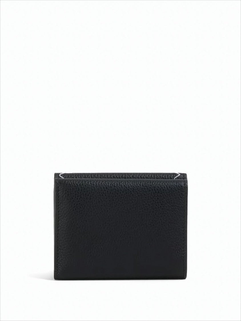 Marni Compact Black Cowhide Leather Wallet
