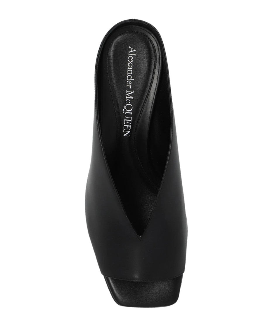 Alexander Mcqueen Open-Toe Pumps With Curved Heel